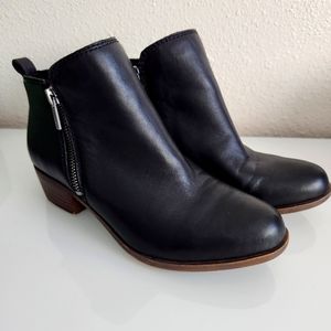 Women's Lucky Brand Black leather booties.